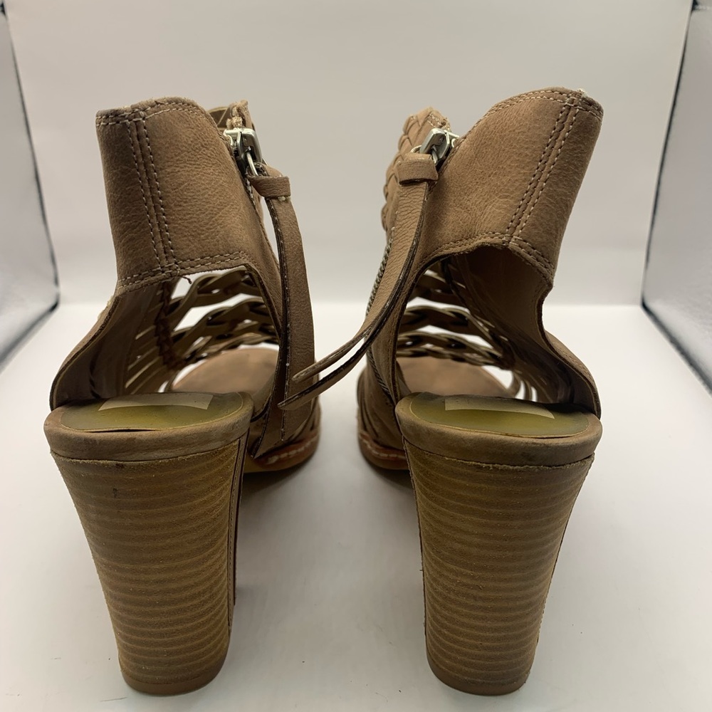 Womens DV by Dolce Vita Chunky Heel Cut Out Heel Peep Toe Sandals size 7.5 - Picture 5 of 7
